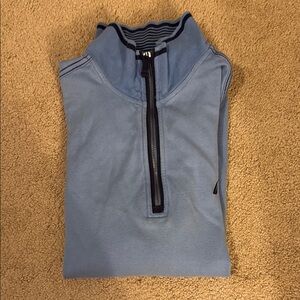 Nautica Blue Quarter-Zip Sweatshirt
